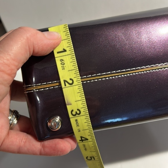 Tosca vintage handbag purple. NWT.  Purple, beige, shoulder bag, purse. - Picture 16 of 16